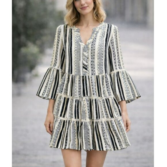 Dotti | Dresses | Dotti Womens Mini Dress Size Medium Bohemian Long ...